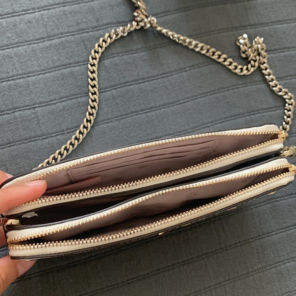 💯Auth Kate Spade white pebble leather mini purse w color♠️ - Picture 5 of 10